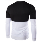 ' ROCK STEADY' Printed Contrast Color Swearshirts