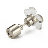 1 Pair Led Christmas Plum Flower Ear Studs