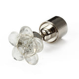 1 Pair Led Christmas Plum Flower Ear Studs