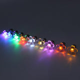 1 Pair Led Christmas Plum Flower Ear Studs