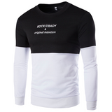 ' ROCK STEADY' Printed Contrast Color Swearshirts